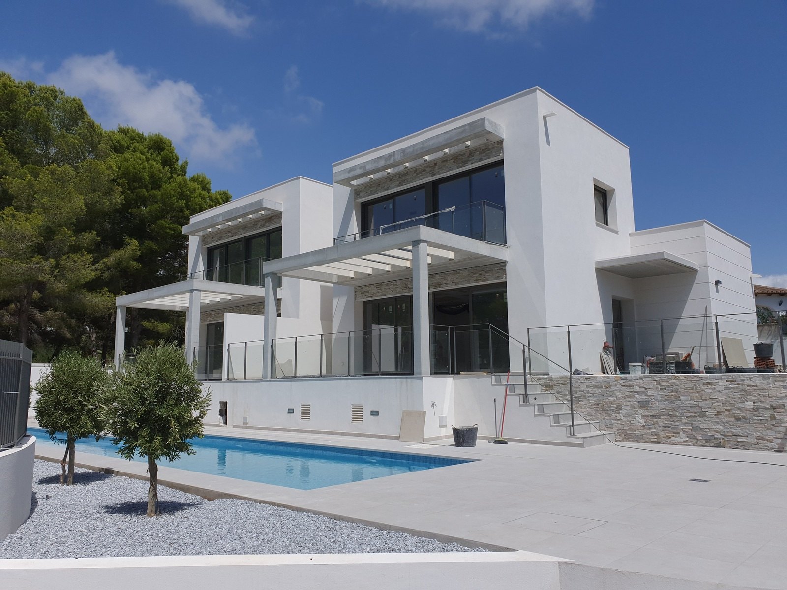 Nieuw gebouwde villa met zwembad in Moraira.