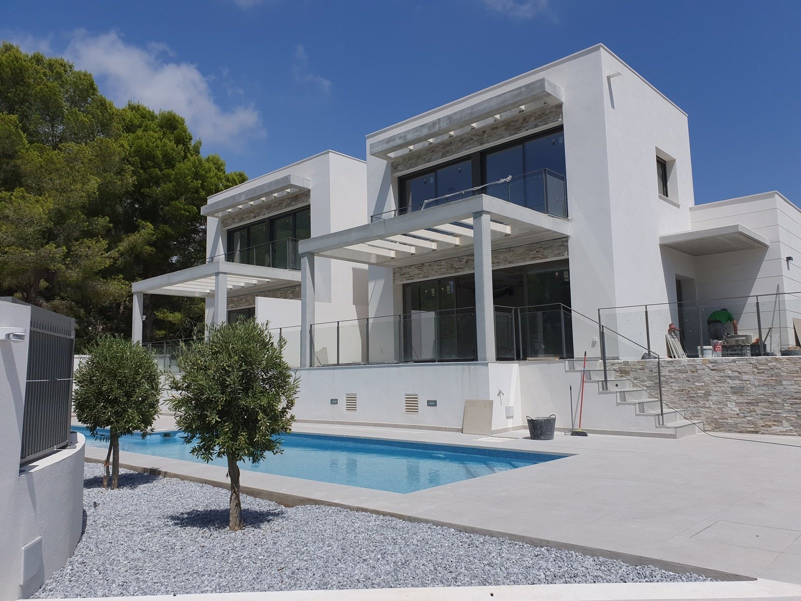 Nieuw gebouwde villa met zwembad in Moraira.